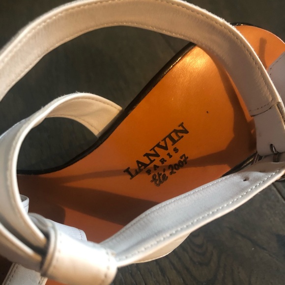 Lanvin Paris Wedge Sandal Size 36 - Picture 4 of 6